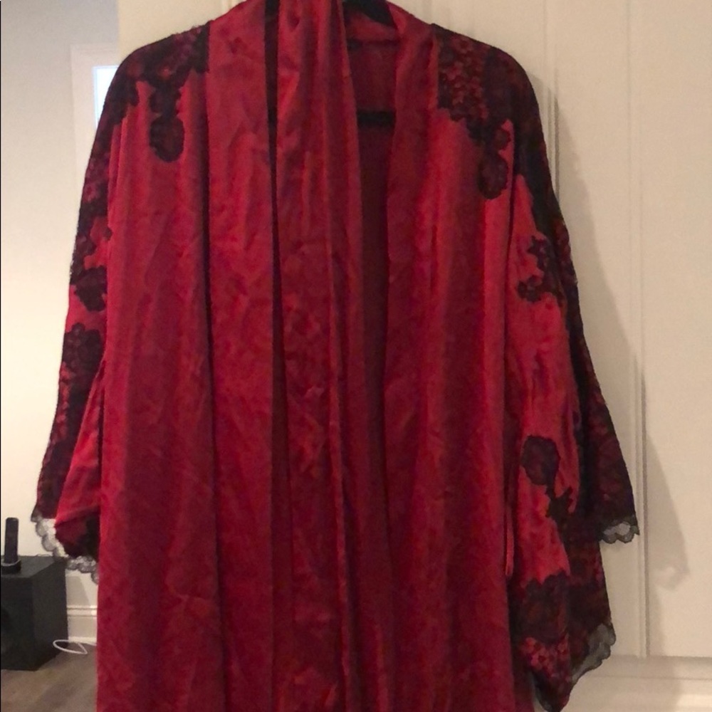 Silk robe